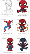 How to draw Spider Boy Easy screenshot 1