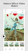 Nature Effect video maker syot layar 2