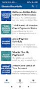 Stimulus Check App - Track Sta Cartaz