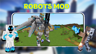 Minecraft PE用ロボットMod ポスター