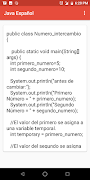 برنامه‌نما Java Español عکس از صفحه
