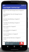 Learn Angular 5 with Real Apps स्क्रीनशॉट 1