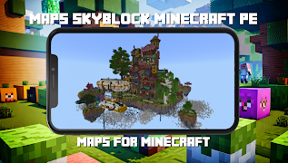 Maps Skyblock Minecraft PE 截圖 1