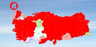 6 Schermata World Map Game Türkiye