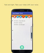 Vocal Notepad Plakat