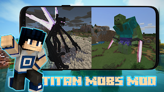 Titan Mobs MOD Minecraft PE 截圖 2