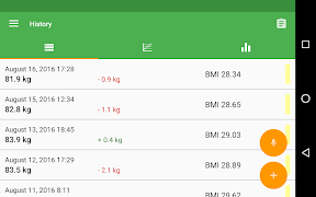 Weight Diary Screenshot 5