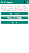 DIY GPS Manager captura de pantalla 1