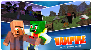Poster Horror Minecraft: Vampire Mods