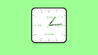 Analog Clock Square Classic Screenshot 7