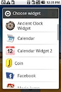 Ancient Clock Widget screenshot 1