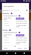 1DM Mobile data usage limit pl capture d'écran 2