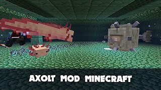 Axolotl Mod for Minecraft PE Screenshot 1