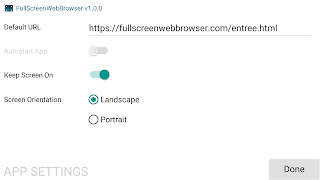 Full Screen Web Browser 스크린샷 1