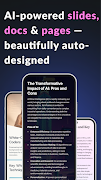 AI Presentation Maker & Slides تصوير الشاشة 1