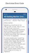 All Washing Machine Error Code скриншот 6