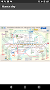 Munich Subway Map poster