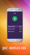 Quiz - Novelas Kids ảnh chụp màn hình 2