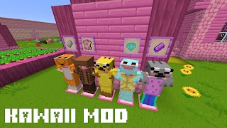برنامه‌نما Kawaii Craft mod for Minecraft عکس از صفحه