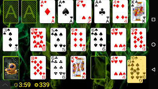 Busy Aces Solitaire poster