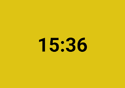 Color Clock plakat