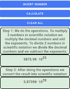 Multiply Scientific Notation screenshot 4