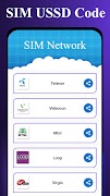 SIM Network USSD Code All SIM syot layar 2