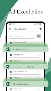 برنامه‌نما Xlsx File Reader - Xlsx viewer عکس از صفحه