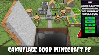 Camuflage Door Mod Minecraft الملصق