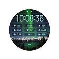 Green Field Aurora For Wear OS