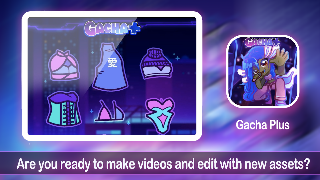 برنامه‌نما gacha plus : New Mod Studio عکس از صفحه