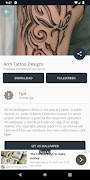 برنامه‌نما Arm Tattoo Designs عکس از صفحه
