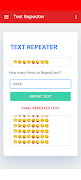 Text Repeater-Unlimited Repeat اسکرین شاٹ 4