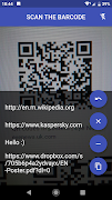 برنامه‌نما QR Barcode Reader عکس از صفحه