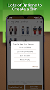 برنامه‌نما Skins for Minecraft عکس از صفحه
