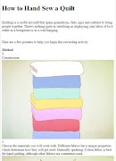 Quilting Tutorials 스크린샷 2