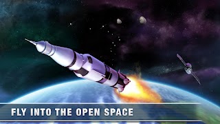 Rocket Simulator Flight 3D: Ea تصوير الشاشة 1