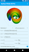 Surface Plotter 3D Pro 스크린샷 1