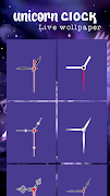 Unicorn Clock Wallpaper 스크린샷 6