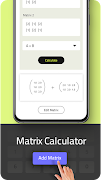 برنامه‌نما Calculator: Math,Graph,Matrix عکس از صفحه