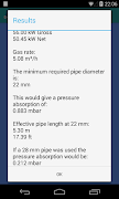 Gas Pipe Sizing Calculator screenshot 2