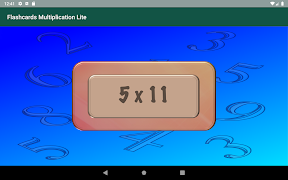 برنامه‌نما Flashcards Multiplication Lite عکس از صفحه