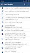 Hidden Settings - Access Hidde Affiche