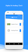 Clock Plus - Fullscreen Digital & Analog Clock ảnh chụp màn hình 1