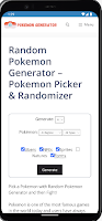 Random Pokemon Generator poster