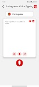 Voice Typing in Portuguese স্ক্রিনশট 1