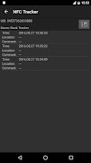 1 Schermata NFC Tracker