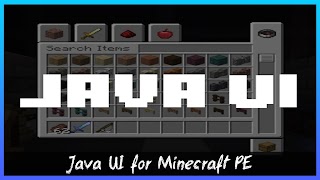 Java UI Mod for Minecraft PE ảnh chụp màn hình 1