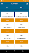 SQL Tutorial - Learn SQL اسکرین شاٹ 2