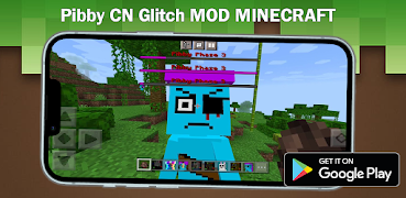 Pibby CN Glitch for Minecraft 포스터